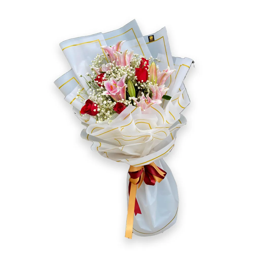 [BMB-VLT-BQT-PRM-19] Valentine – Velvet Rose & Lily (PRM)