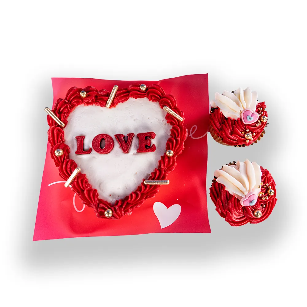 [BMB-VLT-CAKE-04] Valentine – Love Whisper Cake & Cup Cake